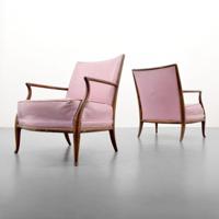 Pair of T. H. Robsjohn - Gibbings Lounge Chairs - Sold for $6,250 on 11-25-2017 (Lot 50).jpg